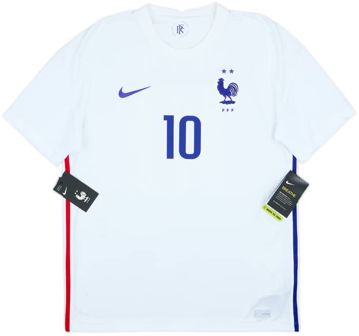 2020-21 France Away Shirt Mbappe #10 (L)