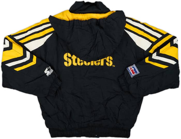 1990s Pittsburgh Steelers Starter Rain Jacket - 8/10 - (M.Boys)