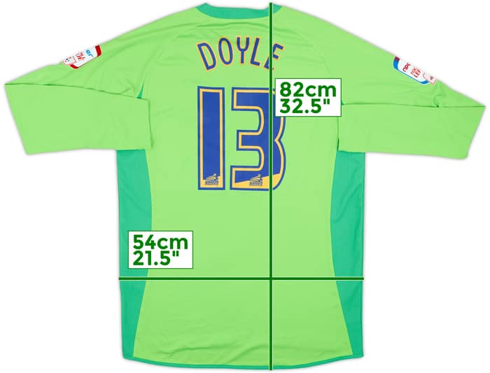 2011-12 Birmingham Match Issue GK Shirt Doyle #13