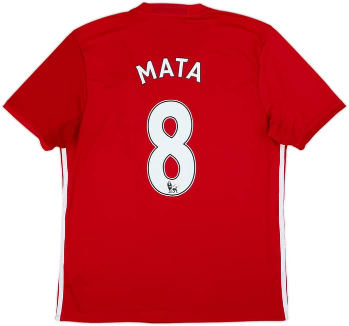 2016-17 Manchester United Home Shirt Mata #8 - 6/10 - (L)