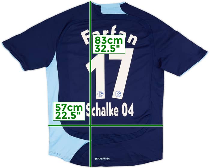Camiseta de la tercera equipación del Schalke 2007-08 Farfan #17 - 4/10 - (L)