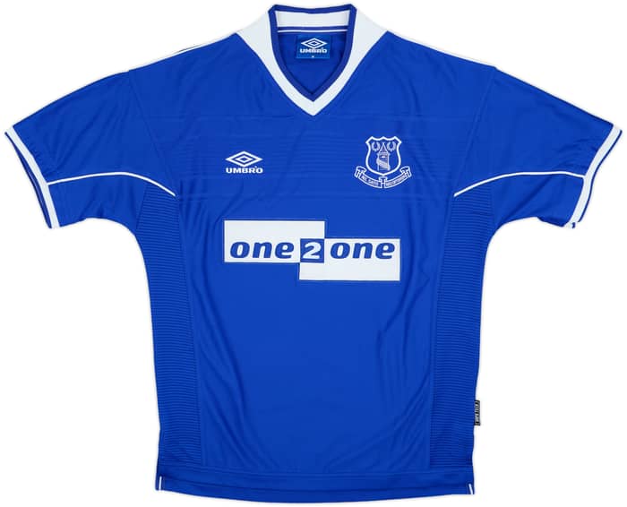 1999-00 Everton Home Shirt Moore #23 - 8/10 - (M)