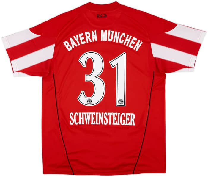 2010-11 Bayern Munich Home Shirt Schweinsteiger #31 - 8/10 - (XL.Boys)