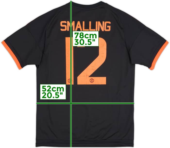 2015-16 Manchester United Third Shirt Smalling #12 - 6/10 - (L)