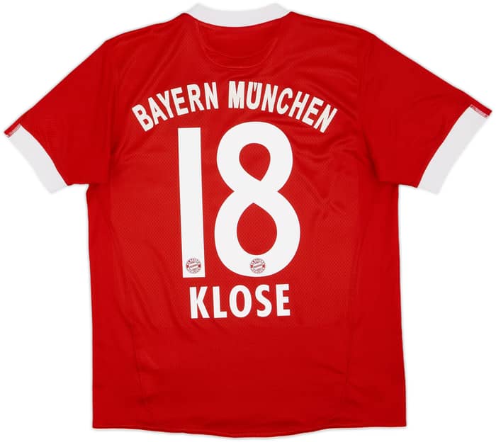 2009-10 Bayern Munich Home Shirt Klose #18 - 7/10 - (XL.Boys)