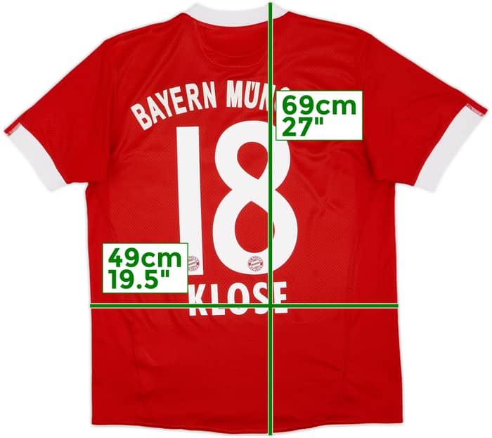 2009-10 Bayern Munich Home Shirt Klose #18 - 7/10 - (XL.Boys)