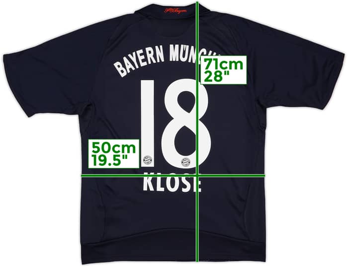 2008-09 Bayern Munich Away Shirt Klose #18 - 8/10 - (XL.Boys)