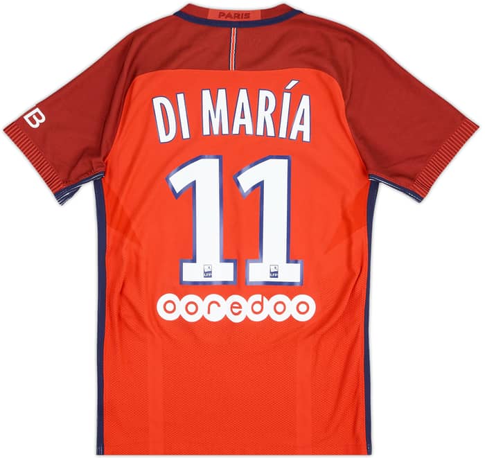 2016-17 Paris Saint-Germain Authentic Away Shirt Di Maria #11 - 7/10 - (S)