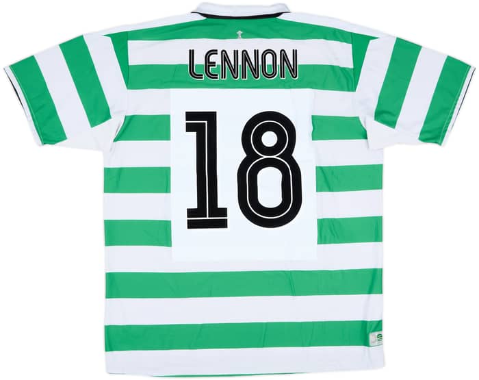 2004-05 Celtic Home Shirt Lennon #18 - 5/10 - (XL)