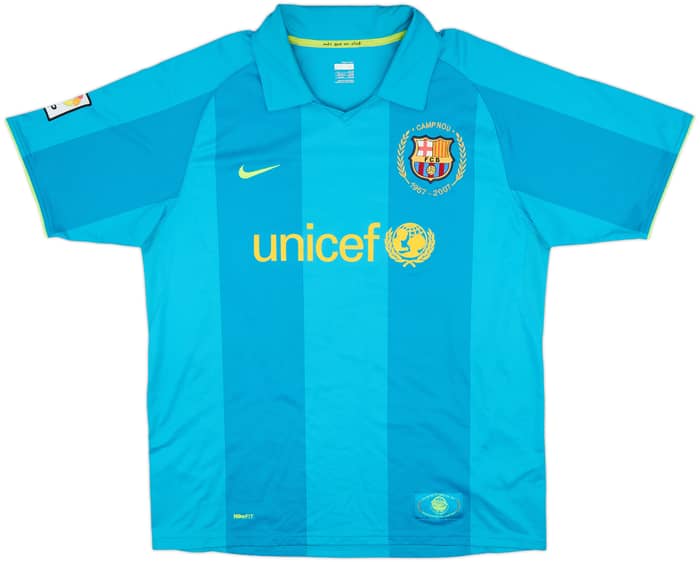 2007-09 Barcelona Away Shirt Ronaldinho #10 - 9/10 - (XL)