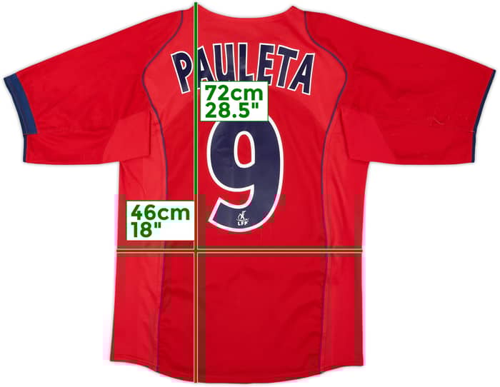 2004-05 Paris Saint-Germain Away Shirt Pauleta #9 - 7/10 - (M)
