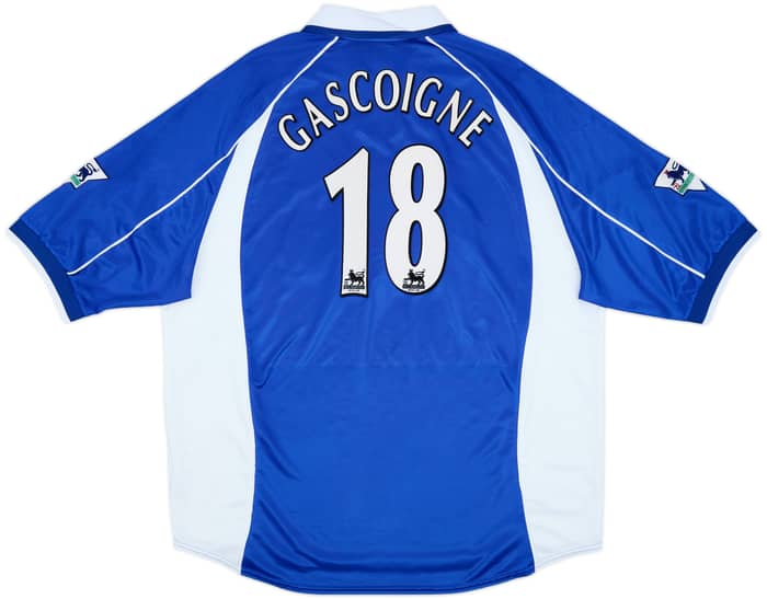 2000-02 Everton Home Shirt Gascoigne #18 - 8/10 - (XXL)