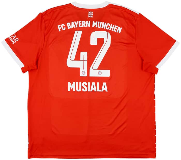 2022-23 Bayern Munich Home Shirt Musiala #42 - 10/10 - (XXL)