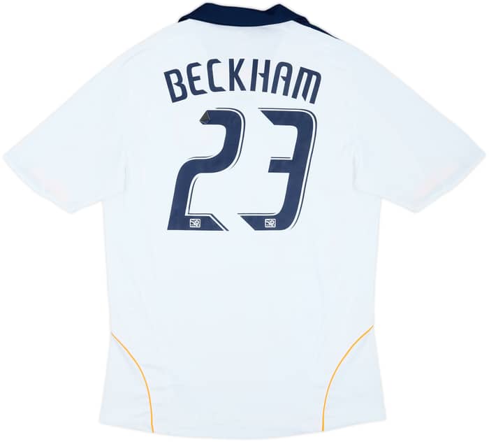 2008-09 LA Galaxy Home Shirt Beckham #23 - 7/10 - (M)