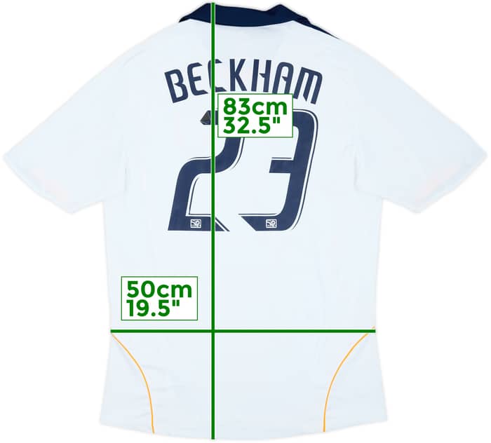 2008-09 LA Galaxy Home Shirt Beckham #23 - 7/10 - (M)