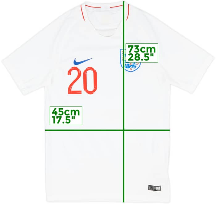 2018-19 England Home Shirt Dele #20 - 9/10 - (S)