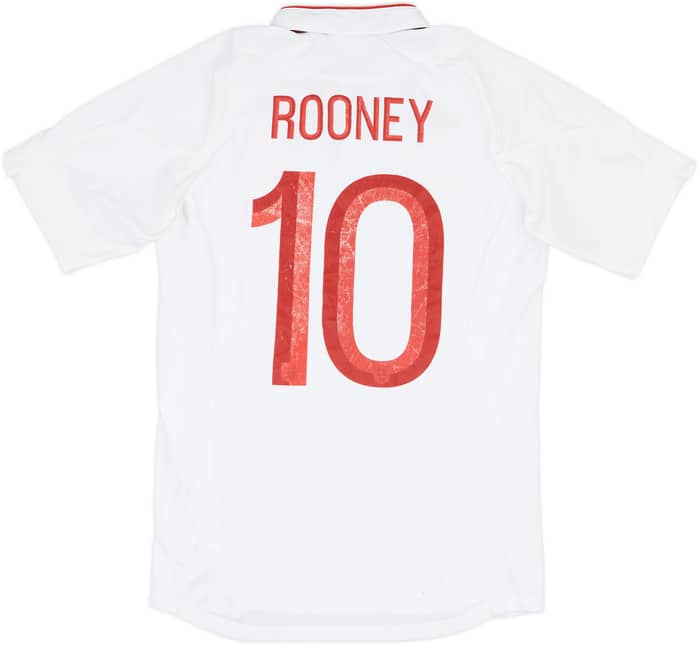 2012-13 England Home Shirt Rooney #10 - 5/10 - (S)