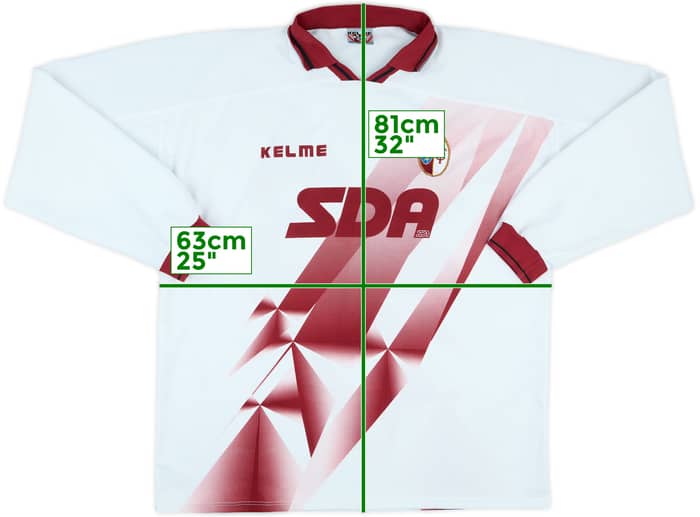 1997-98 Torino Match Issue Away L/S Shirt #23