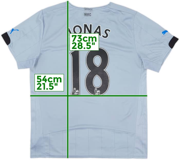 2014-15 Newcastle Away Shirt Jonas #18 - 6/10 - (M)