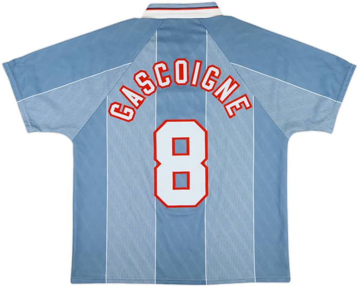 1996-97 England Away Shirt Gascoigne #8 - 9/10 - (XL)