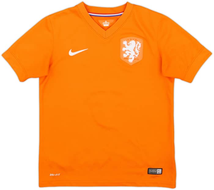 2014-15 Netherlands Home Shirt Van Persie #9 - 6/10 - (M.Boys)