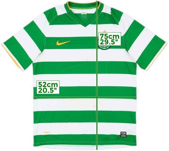 2008-10 Celtic Home Shirt - 4/10 - (M)