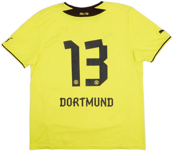 2013-14 Borussia Dortmund Home Shirt #13 - 7/10 - (XL)