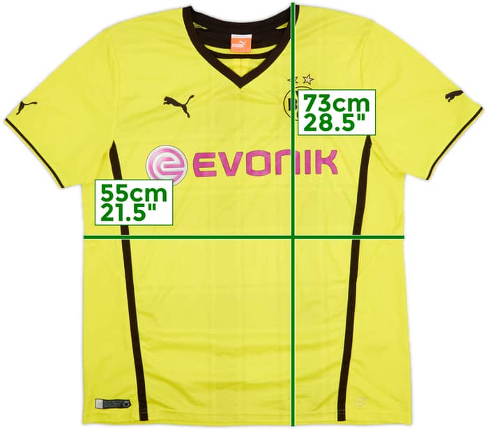 2013-14 Borussia Dortmund Home Shirt #13 - 7/10 - (XL)