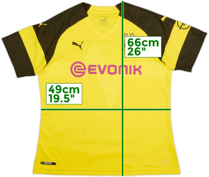 2018-19 Borussia Dortmund Home Shirt - 9/10 - (Women's XL)