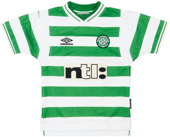 1999-01 Celtic Home Shirt - 7/10 - (S.Boys)