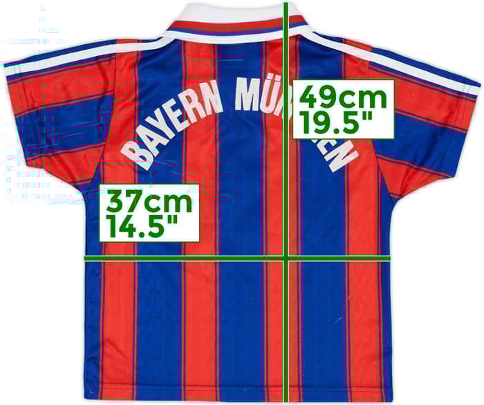 1995-97 Bayern Munich Home Shirt - 7/10 - (S.Boys)