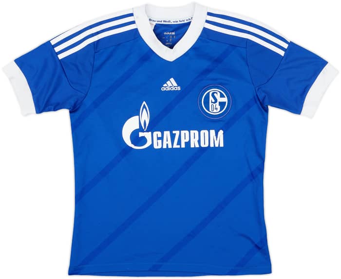 2012-14 Schalke Home Shirt Huntelaar #25 - 6/10 - (M.Boys)