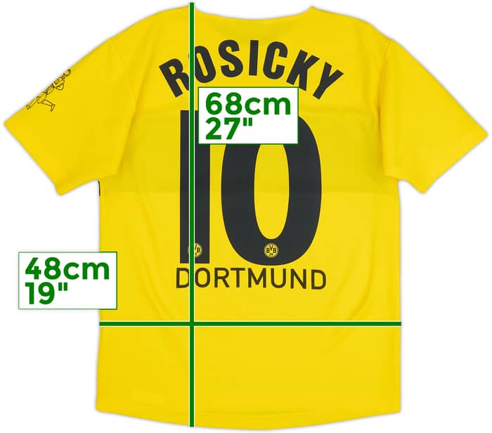 2002-03 Borussia Dortmund Home Shirt Rosicky #10 - 4/10 - (S)