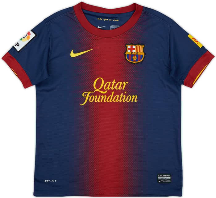 2012-13 Barcelona Home Shirt - 9/10 - (S.Boys)
