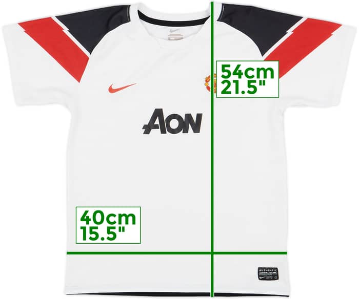 2010-12 ManchesterUnited Away Shirt - 7/10 - (7-8 Years)