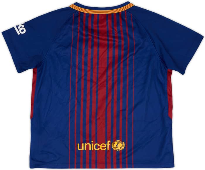 2017-18 Barcelona Home Shirt - 7/10 - (5-6 Years)