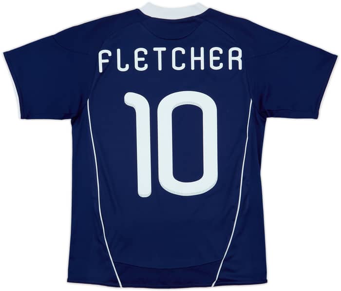 2010-11 Scotland Home Shirt Fletcher #10 - 8/10 - (S)