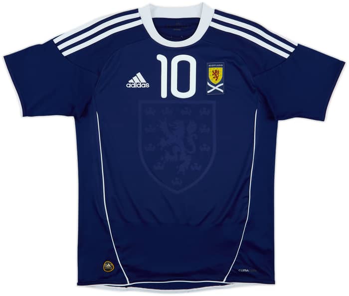 2010-11 Scotland Home Shirt Fletcher #10 - 8/10 - (S)