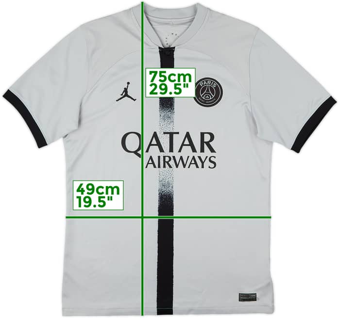 2022-23 Paris Saint-Germain Away Shirt - 9/10 - (M)