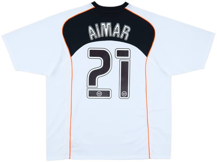2004-05 Valencia Basic Home Shirt Aimar #21 - 10/10 - (XL)