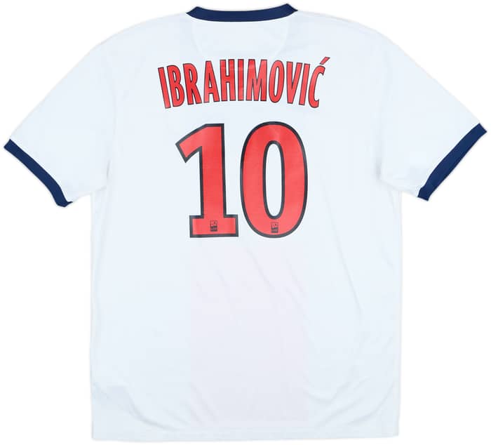 2013-14 Paris Saint-Germain Away Shirt Ibrahimovic #10 - 8/10 - (L)