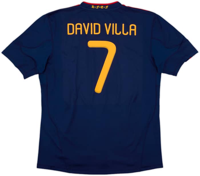 2010-11 Spain Away Shirt David Villa #7 - 8/10 - (XL)