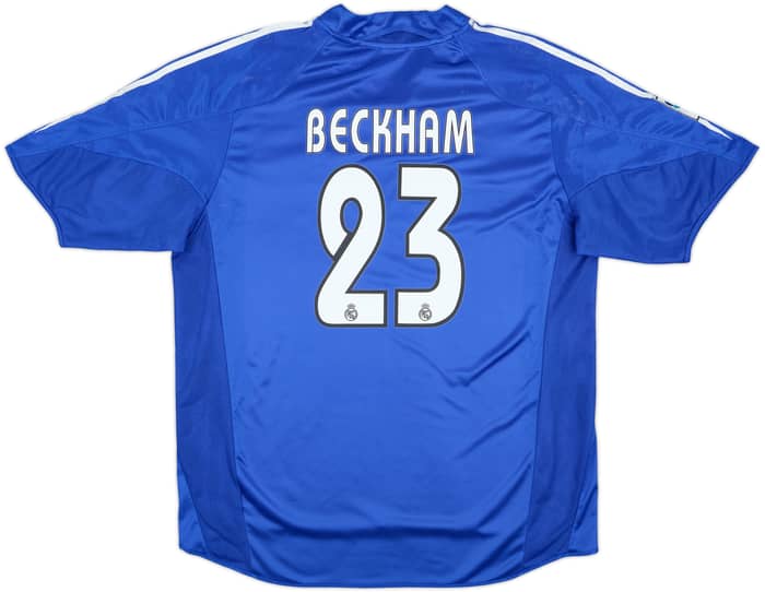 2004-05 Real Madrid Third Shirt Beckham #23 - 5/10 - (XL)