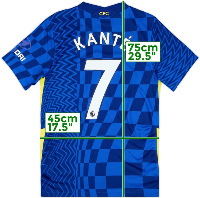 2021-22 Chelsea Home Shirt Kante #7 - 9/10 - (S)