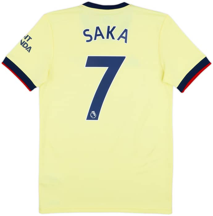 2021-22 Arsenal Away Shirt Saka #7 - 9/10 - (S)