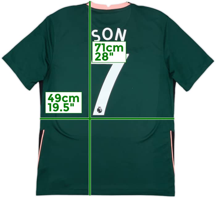 2020-21 Tottenham Away Shirt Son #7 - 8/10 - (M)