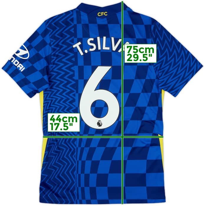2021-22 Chelsea Home Shirt T.Silva #6 - 8/10 - (S)