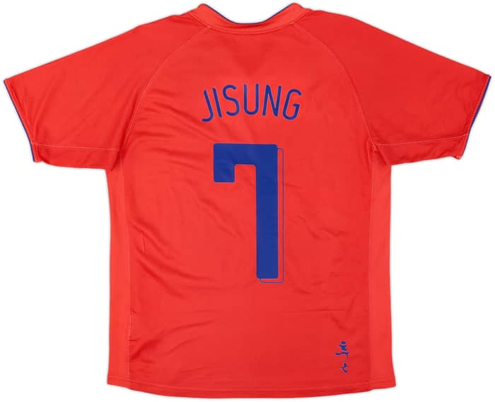 2006-08 South Korea Home Shirt Ji Sung #7 - 7/10 - (M)