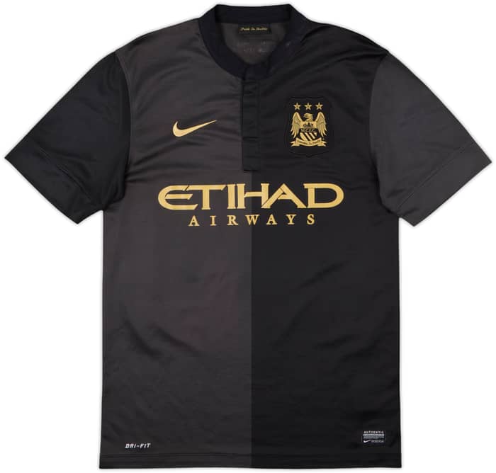 2013-14 Manchester City Away Shirt Silva #21 - 8/10 - (S)