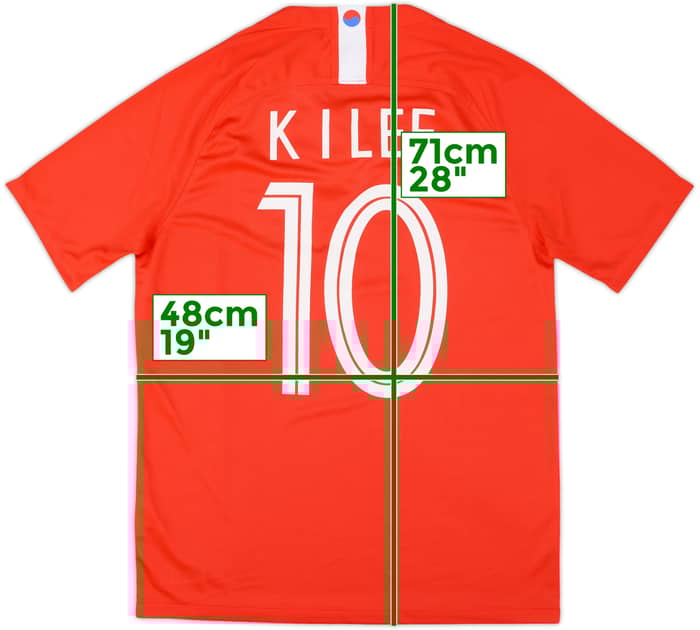 2018-20 South Korea Home Shirt K.I.Lee #10 - 9/10 - (M)